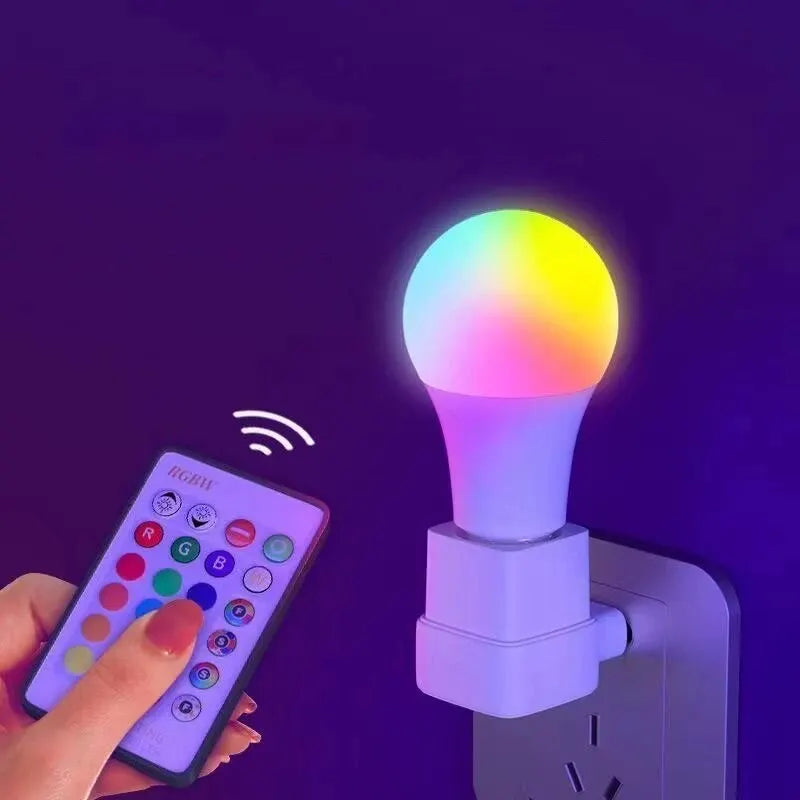 Dimmable RGB LED Bulb with Remote Control