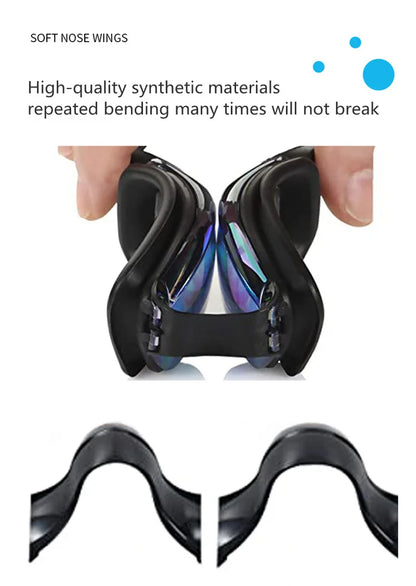 Swimming Goggles Adults Swim Glasses with Earplug Men Women Anti-fog Waterproof Swim Eyewear Pool Diving Training Race Glasses