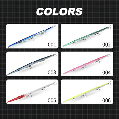 HookUpCo. Jointed Pencil Fishing Lure for Seabass - HookUpCo.