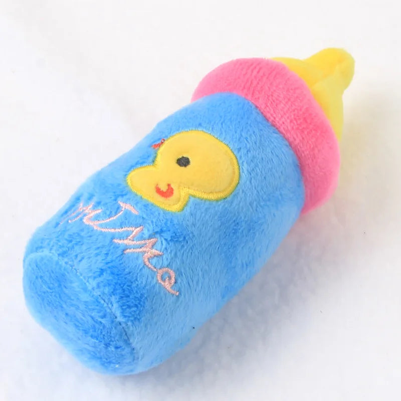 HookUpCo. Plush Squeaky Dog Toy for Chewers