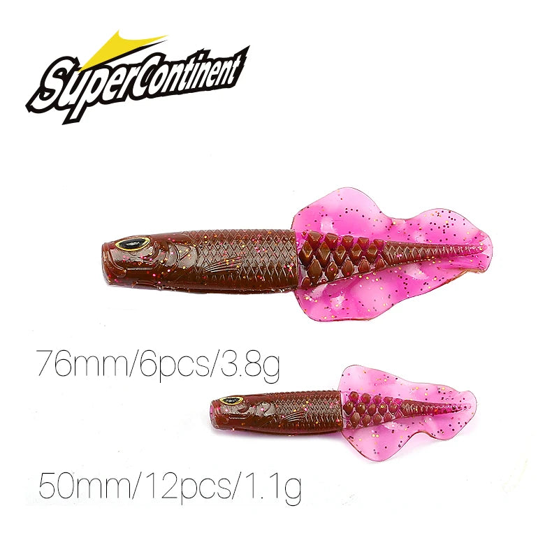 HookUpCo. Vigour Perch Shad Fishing Lure 76mm