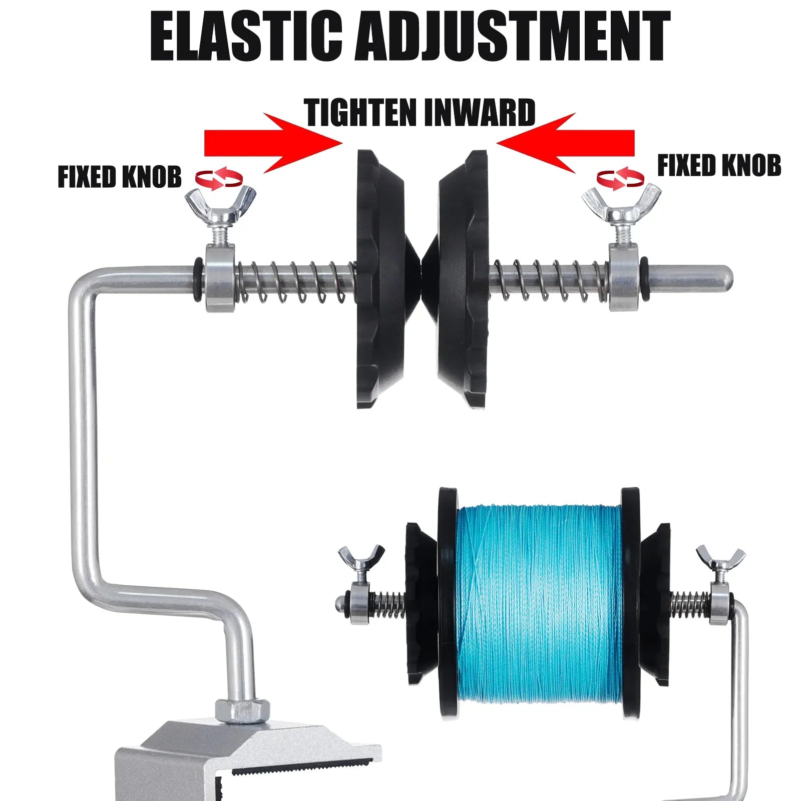 HookUpCo. Portable Fishing Line Spooler Machine - HookUpCo.
