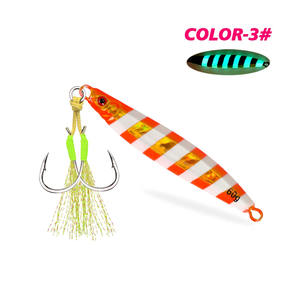 HookUpCo. Luminous Jigging Lure - HookUpCo.
