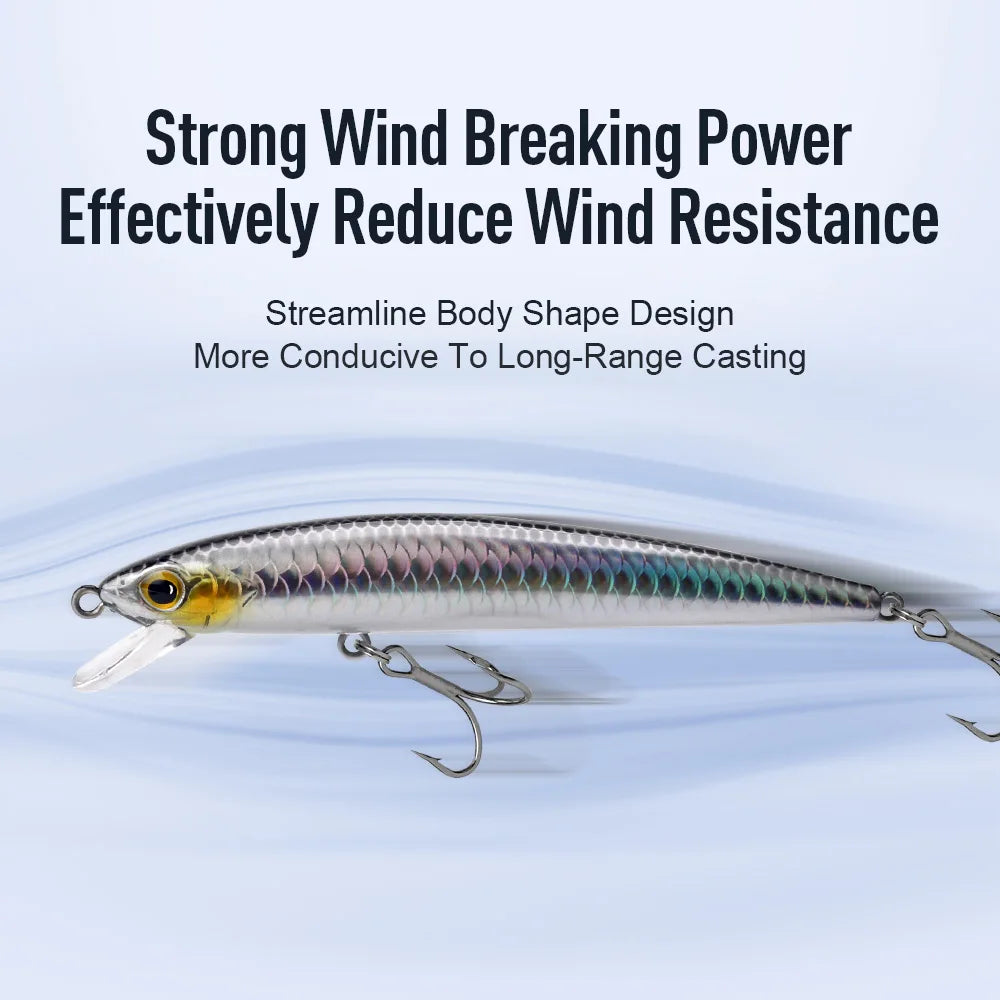 Suspending Minnow Wobbler Crank Baits for Bass