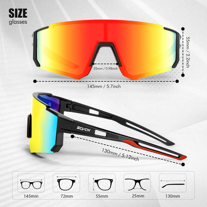UV400 Cycling Sunglasses for Outdoor Sports