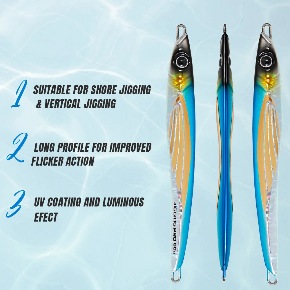 Heavy-Duty Metal Jig for Tuna and Kingfish Fishing