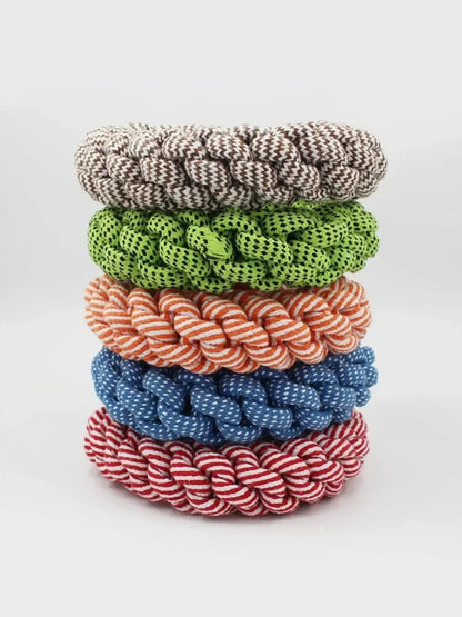 HookUpCo. Durable Dog Rope Toy for Chewing