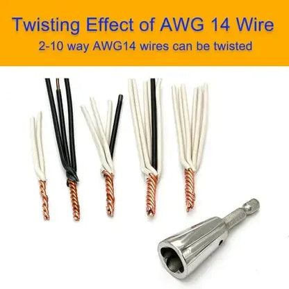 Wire Twisting Tool for Quick Cable Connections and Drills