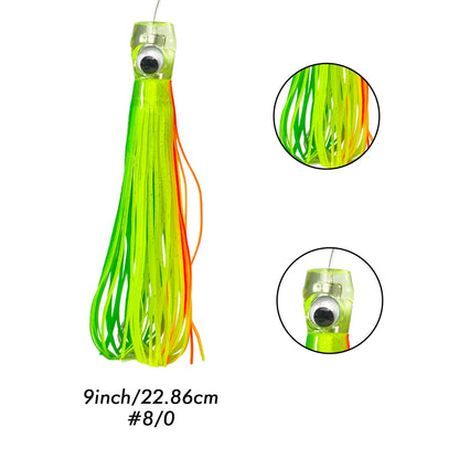 HookUpCo. Transparent Trolling Lure Set for Big Fish