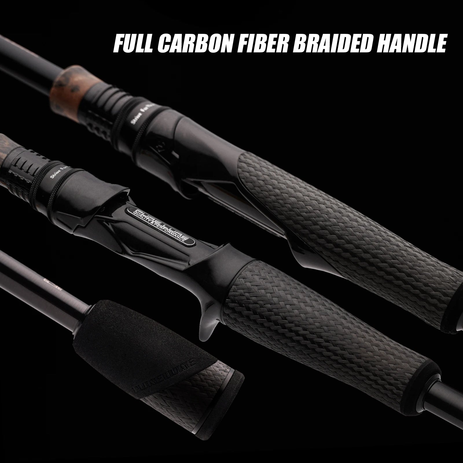 HookUpCo. Purelure Realm Bass Rod with Fuji Rings - HookUpCo.