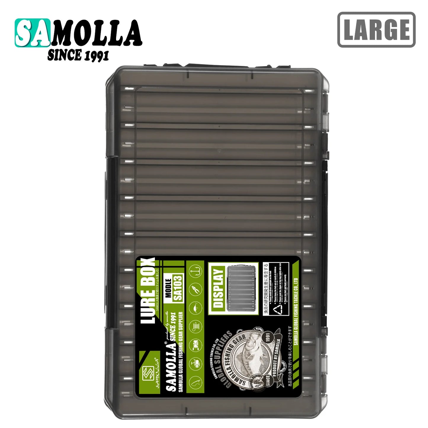 HookUpCo. Double-Sided Fishing Tackle Box - HookUpCo.