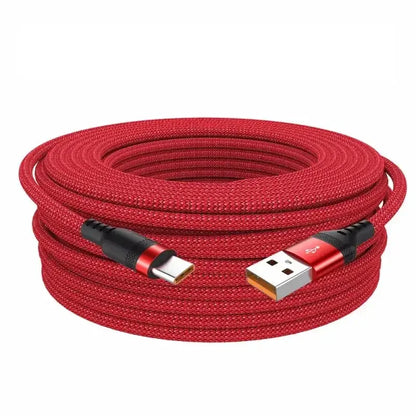 HookUpCo. 5A Fast Charging Type-C USB Cable, 3 to 8 Meters