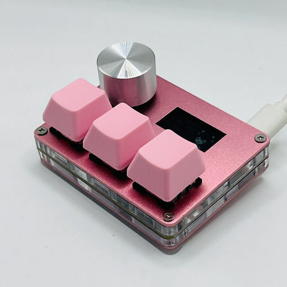 HookUpCo. Magnetic Pink Hall Switches Keyboard