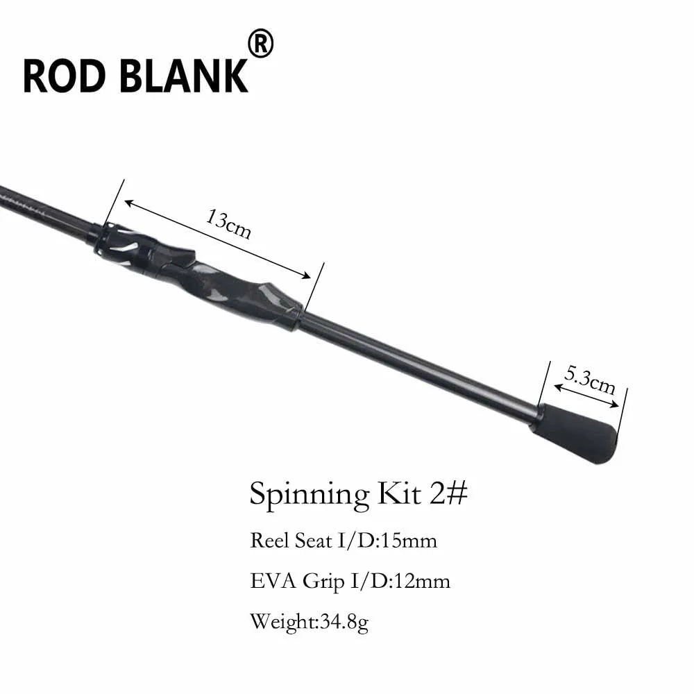 HookUpCo. Carbon Fiber Fishing Rod Handle Kit - HookUpCo.