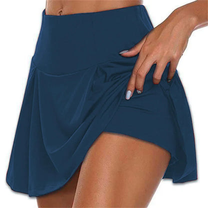 Quick-Dry High Waist Mini Skirt for Summer Fitness Activities