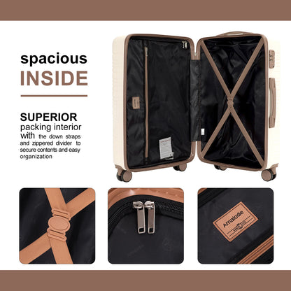 HookUpCo. 5-Piece Travel Luggage Set