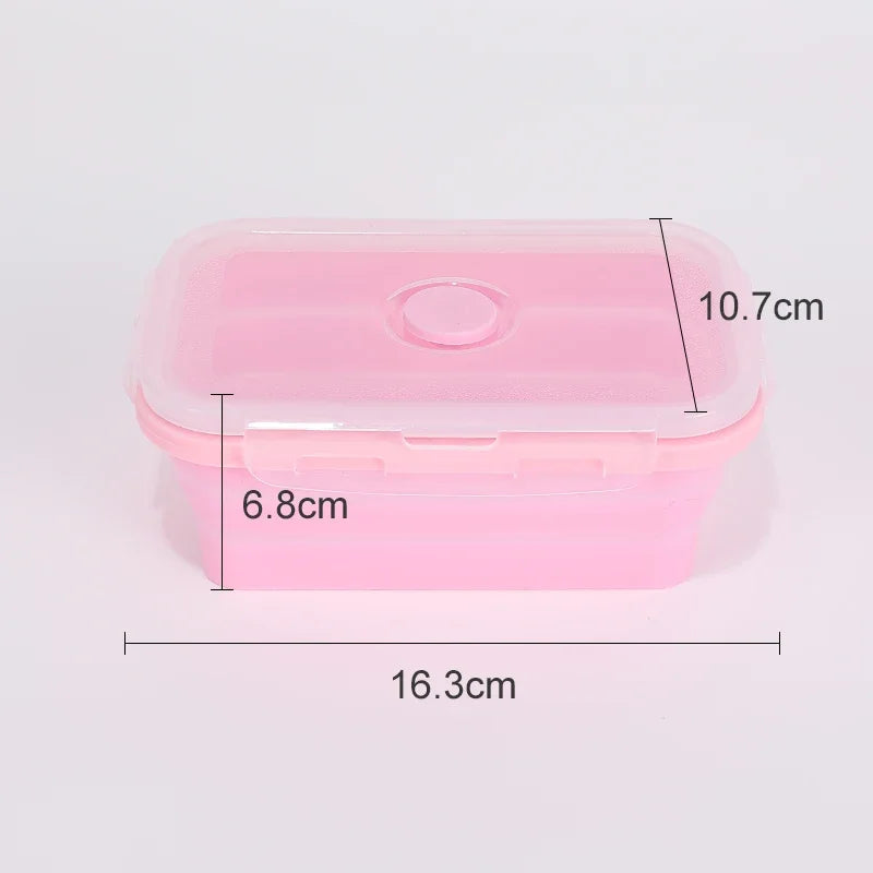 HookUpCo. Collapsible Silicone Food Storage Bowls