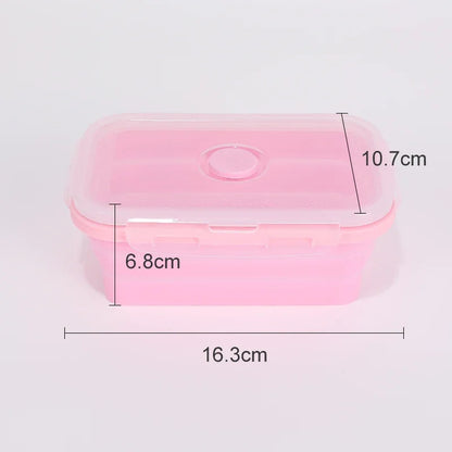 HookUpCo. Collapsible Silicone Food Storage Bowls