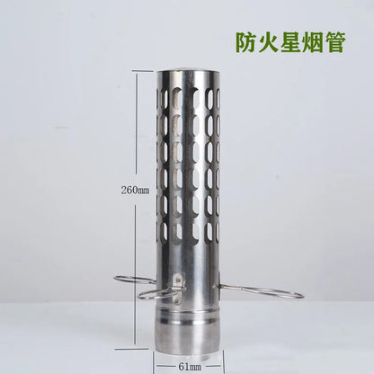 HookUpCo. Steel Chimney Pipe for Wood Stoves
