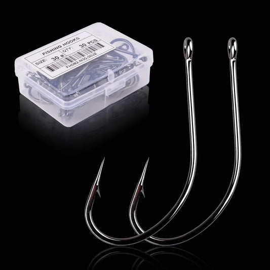 HookUpCo. High Carbon Fishing Circle Hooks 50pcs - HookUpCo.