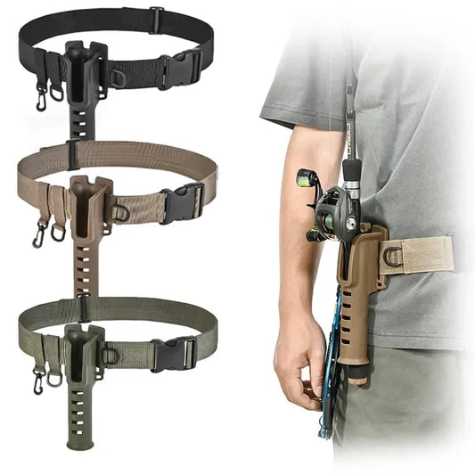 HookUpCo. Adjustable Fishing Rod Belt Holder - HookUpCo.