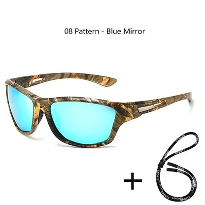 Men's Polarized Fishing Outdoor Sunglasses with Chain