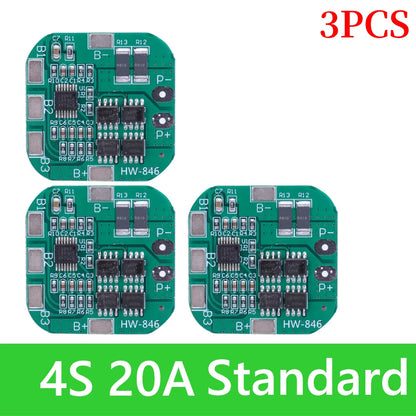 BMS 3S/4S 5A 10A 20A 25A 40A 60A Li-ion Lithium Battery Charger Protection Board 18650 For Drill Motor 12V with Enhance/Balance
