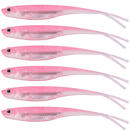 HookUpCo. Fork Tail Soft Lures for Bass Fishing - HookUpCo.