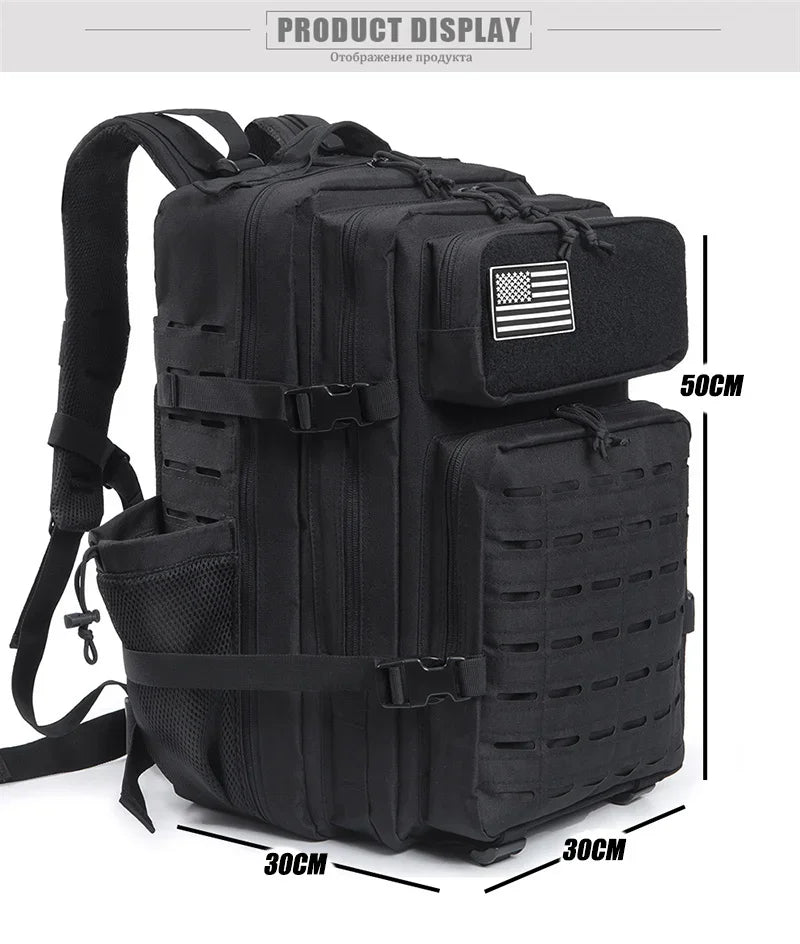 25L/45L Tactical Backpack with Bottle Holder for Outdoor Use