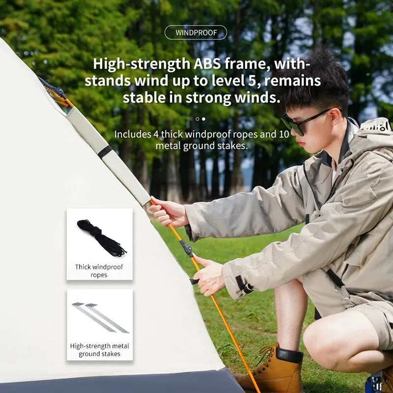 HookUpCo. Automatic Folding Tent for 3-4 People - HookUpCo.