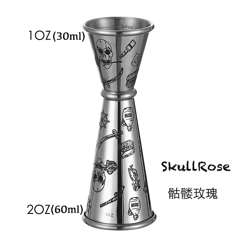 Japanese Stainless Steel Jigger 1oz/2oz