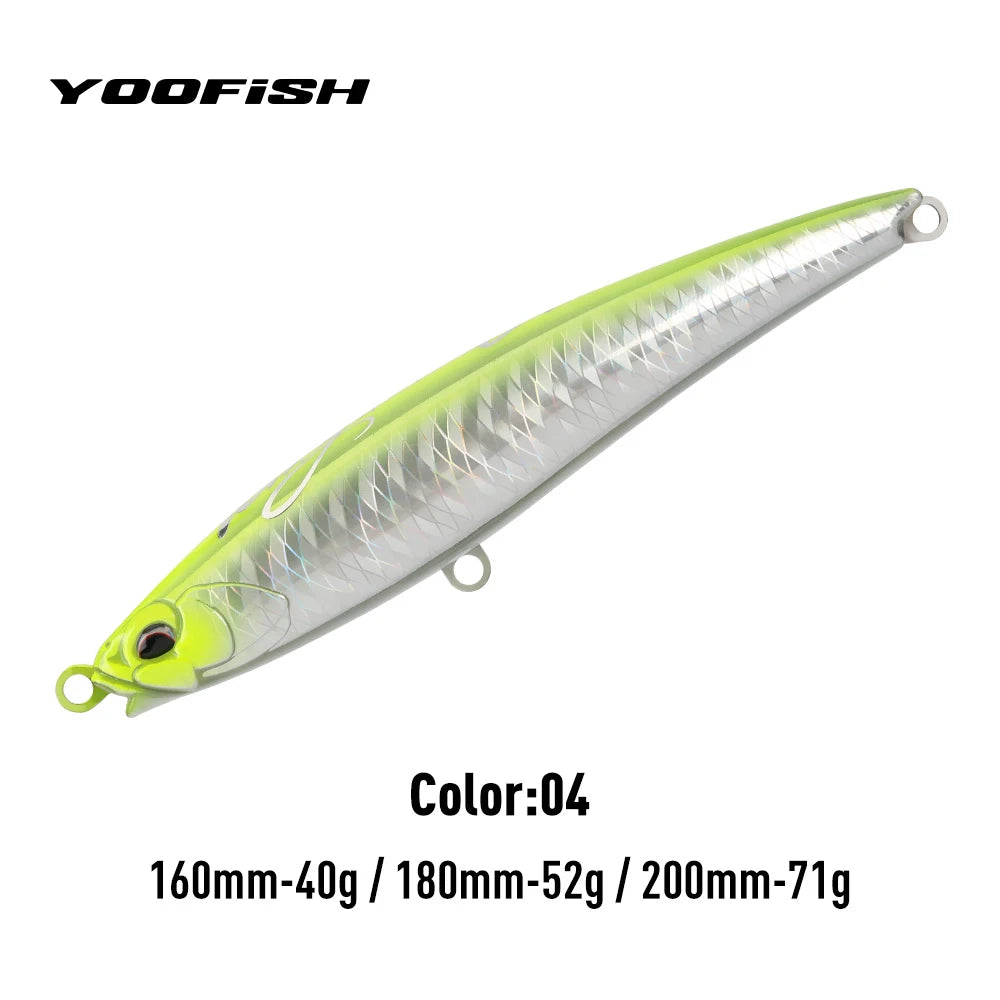 HookUpCo. GT Floating Pencil Fishing Lures 160mm - HookUpCo.