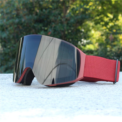 HookUpCo. Magnetic Anti-Fog Double Layer Ski Goggles