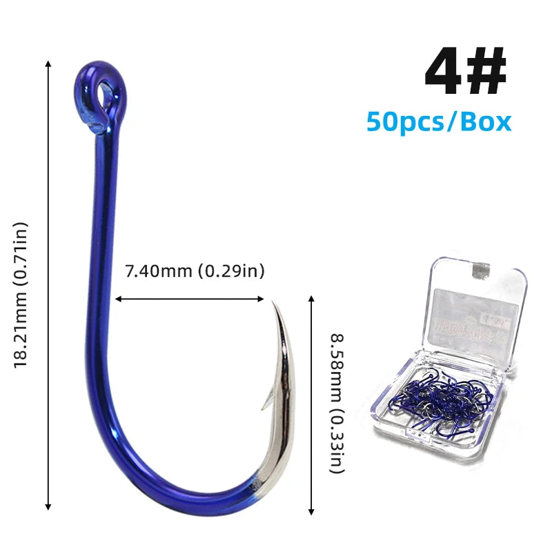 HookUpCo. High Carbon Steel Fishing Hooks Set - HookUpCo.