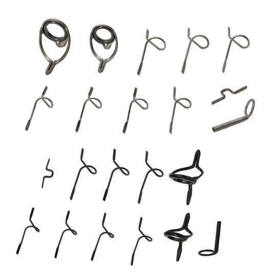 Durable Fishing Rod Guide Repair Set - 11 Pieces - HookUpCo.