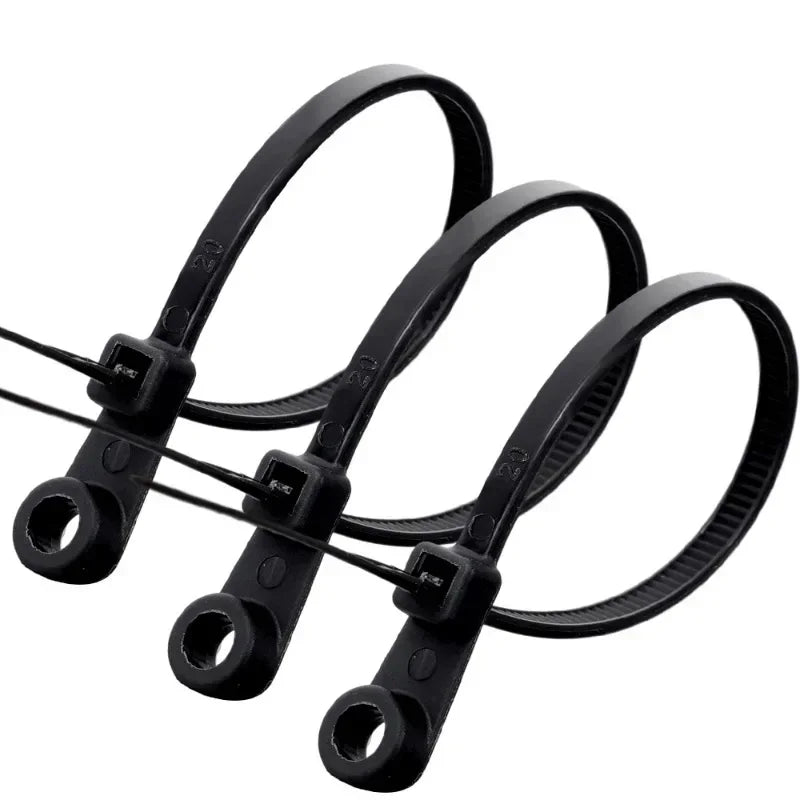 Reusable Nylon Cable Ties 500PCS