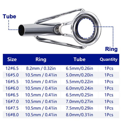 Stainless Steel Fishing Rod Tip Repair Kit - HookUpCo.