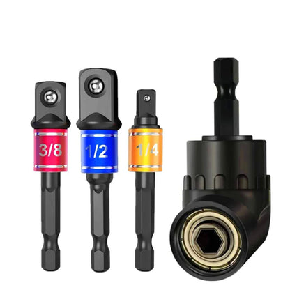 Universal Impact Grade 105° Angle Socket Adapter Set