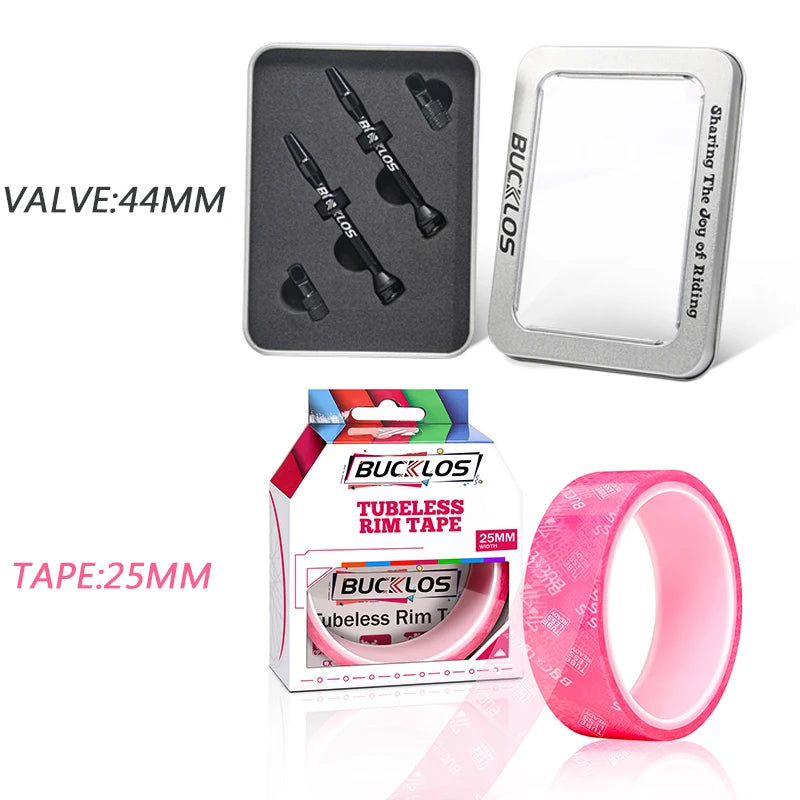 HookUpCo. 40mm Presta Tubeless Valve Set for Bikes - HookUpCo.