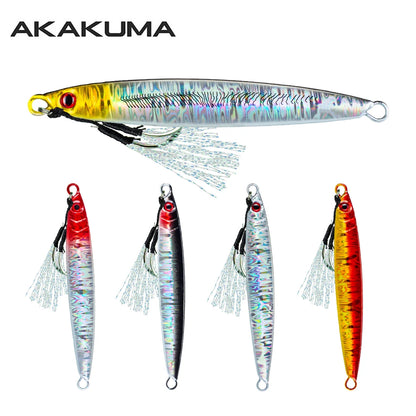 HookUpCo. 14g-100g Sinking Metal Jigging Lure for Fishing