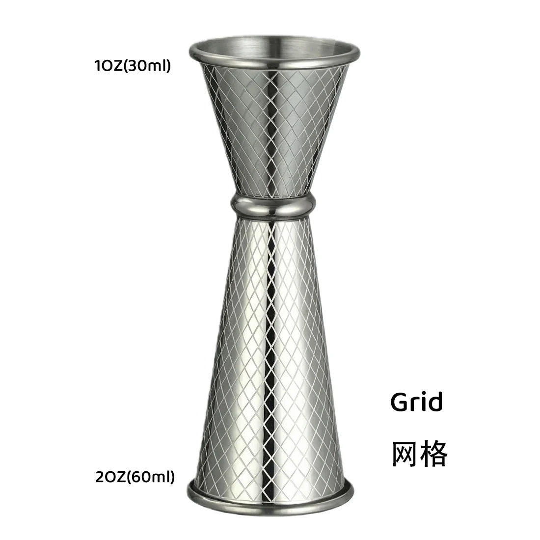 Japanese Stainless Steel Jigger 1oz/2oz