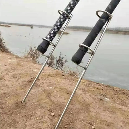 HookUpCo. Adjustable Steel Fishing Rod Holder - HookUpCo.