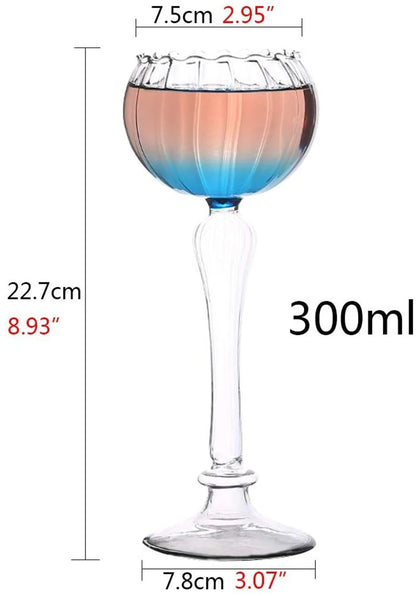 Whimsical Porcupine Fish Cocktail Glass Set