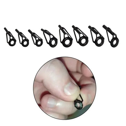 Stainless Steel Fishing Rod Tip Repair Set 8pcs