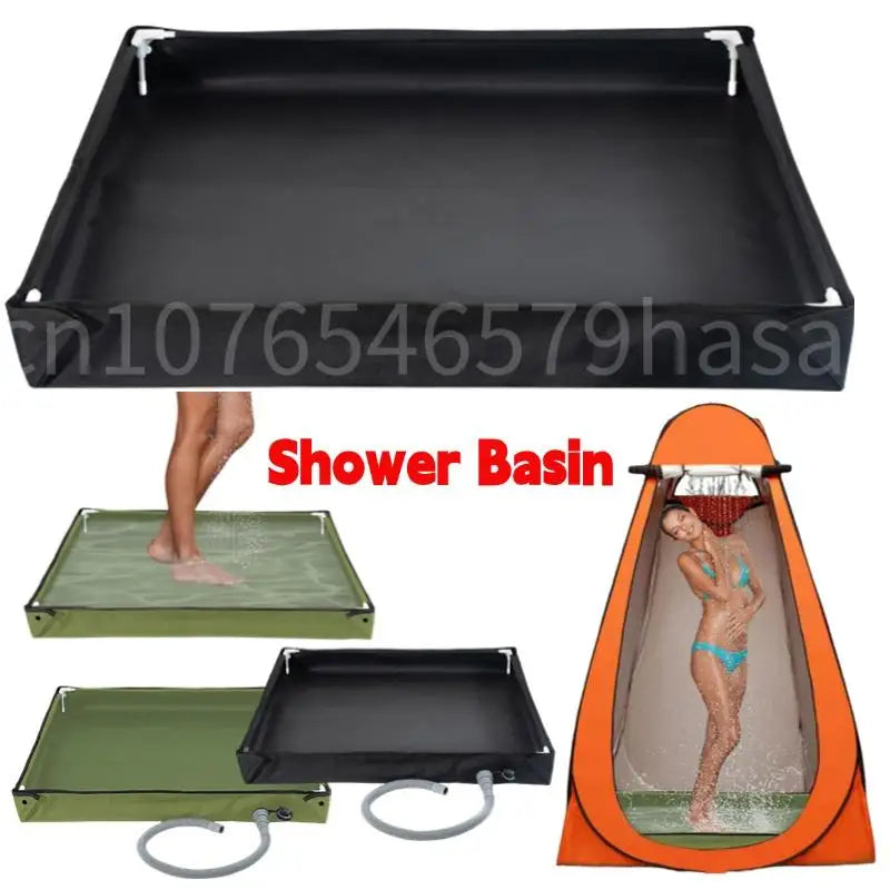 HookUpCo. Foldable Camping Shower Tent Base - HookUpCo.