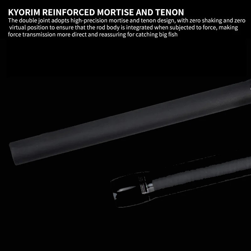 HookUpCo. Kyorim Carbon BASS Rod 2 Sections - HookUpCo.