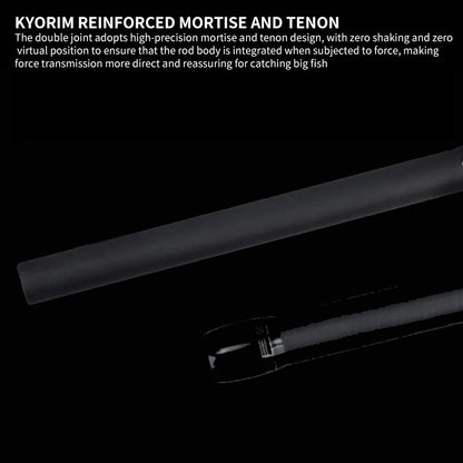 HookUpCo. Kyorim Carbon BASS Rod 2 Sections - HookUpCo.