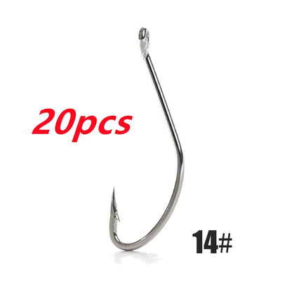 HookUpCo. Premium 20pcs Saltwater Fishing Hooks - HookUpCo.