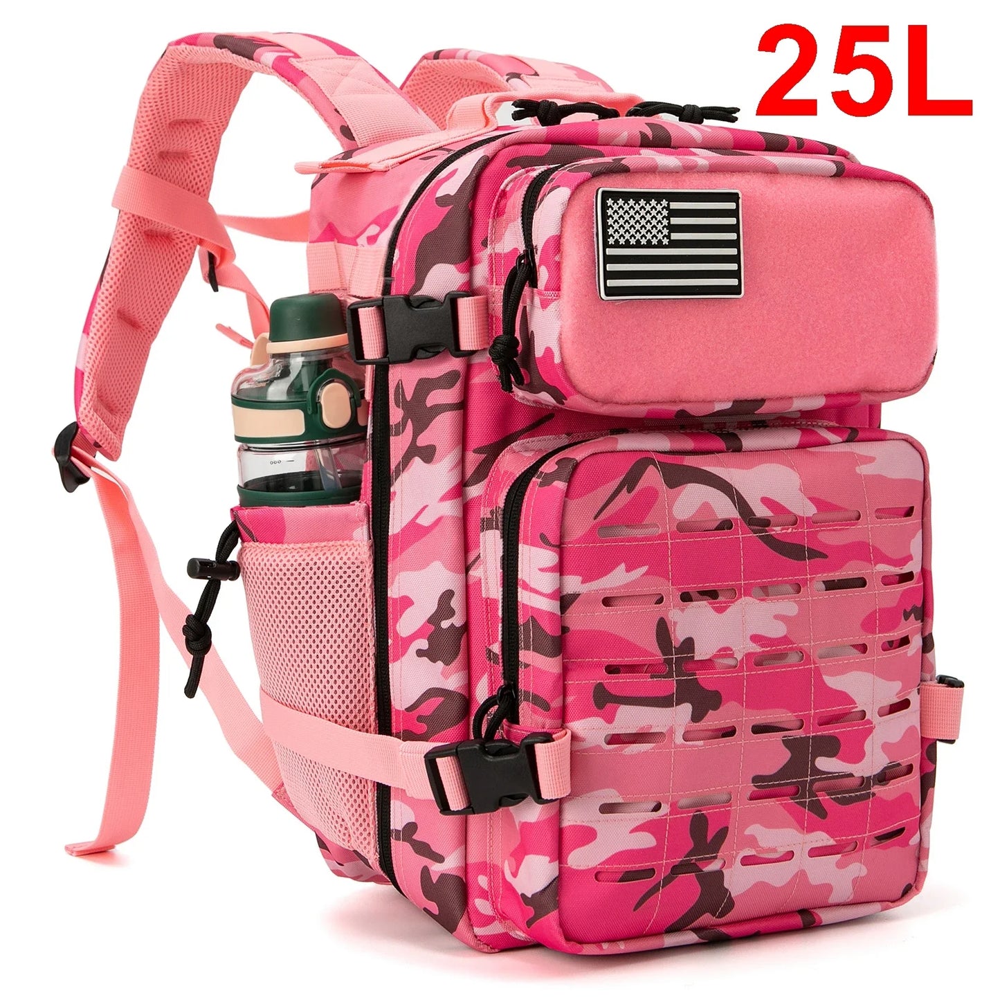 25L/45L Tactical Backpack with Bottle Holder for Outdoor Use