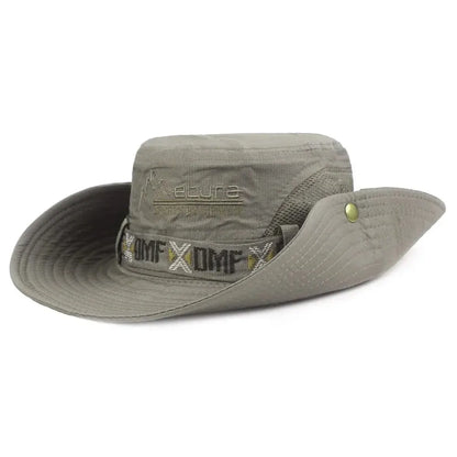HookUpCo UV Wide Brim Bucket Hat